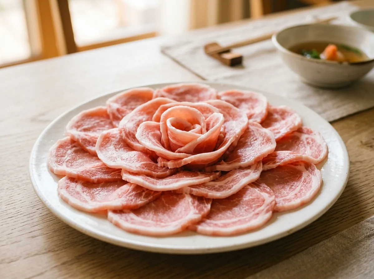 麓山高原豚のしゃぶしゃぶ用ロース（イメージ）